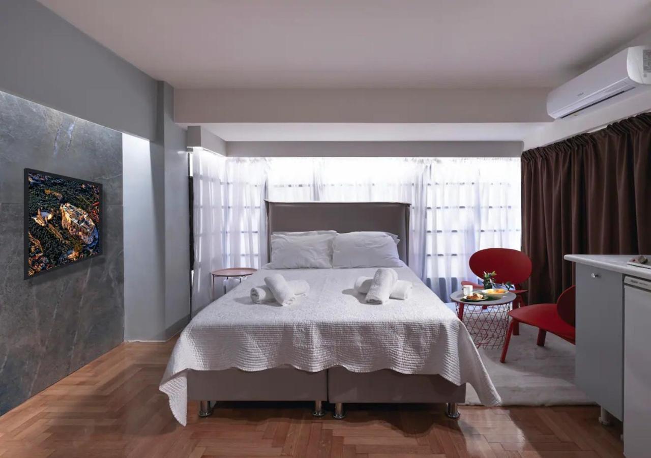 Chic Studio In Athens Center Bagian luar foto